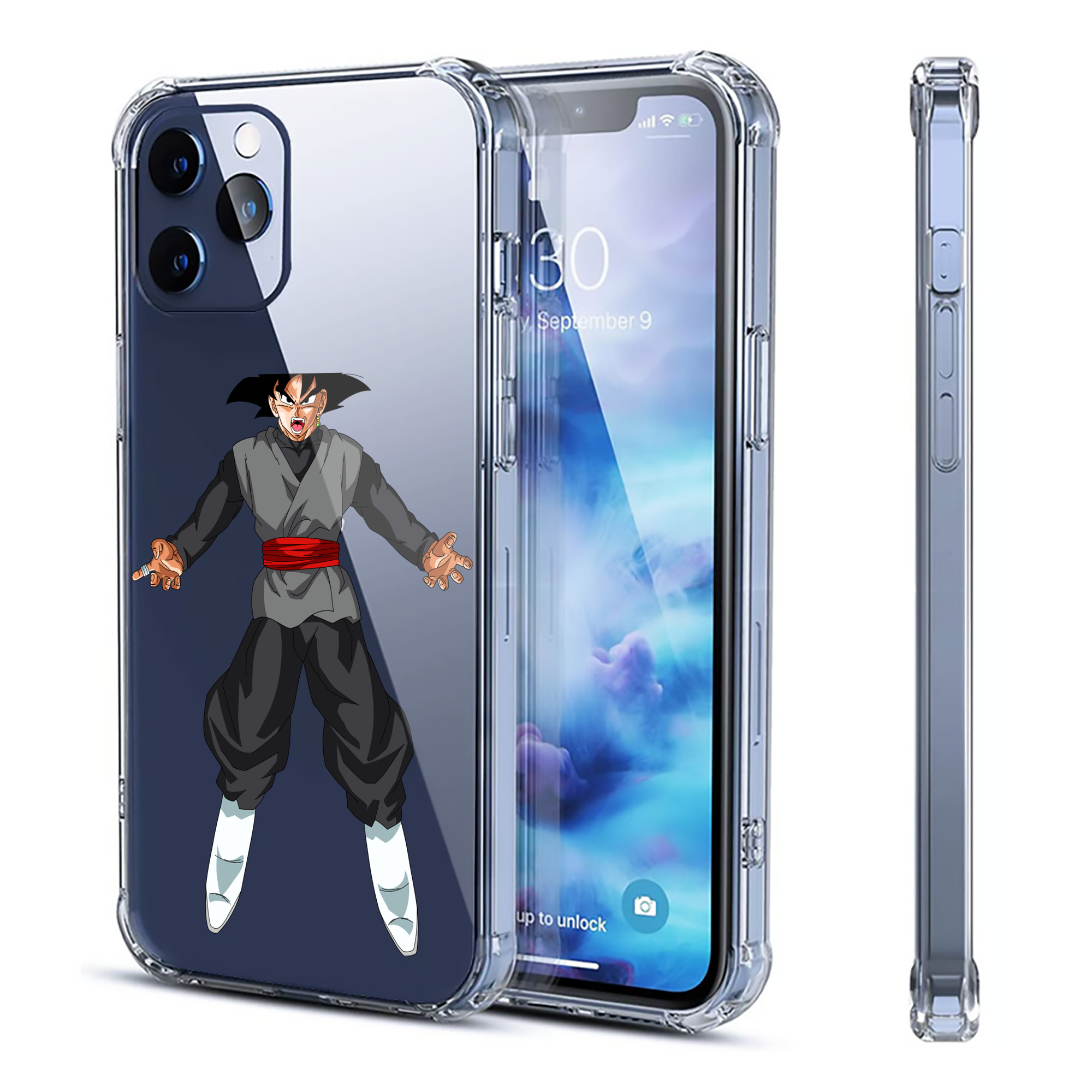 （画像用） ドラゴンボール ベジータ四世（Bejīta Yonsei）DRAGON BALL Vegeta IV 【iPhone 12シリーズ対応】透明スマホケース（クリアソフトケース）